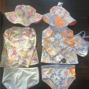 Floral Girl Swimsuits 18 Month